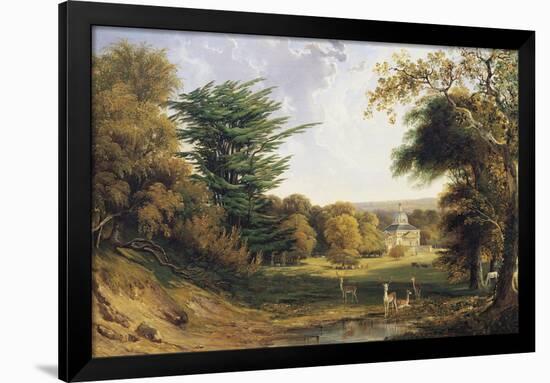 A View of Mereworth Castle and Park-John F . Tennant-Framed Giclee Print