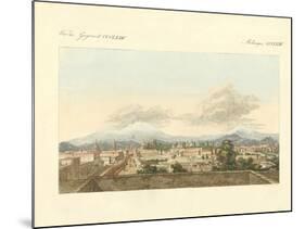 A View of Mexico and of the Farer Surroundings of That Town-null-Mounted Giclee Print
