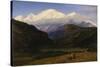 A View of Mont Blanc from Servoz, France-Henry Moore-Stretched Canvas