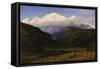 A View of Mont Blanc from Servoz, France-Henry Moore-Framed Stretched Canvas