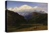 A View of Mont Blanc from Servoz, France-Henry Moore-Stretched Canvas