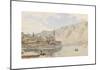 A View of Mont Pellegrino, Seen From Palermo-Jakob Alt-Mounted Premium Giclee Print