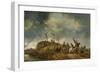 A View of Mount Calvary with the Crucifixion, 1652-Philips Wouwermans Or Wouwerman-Framed Giclee Print