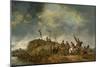 A View of Mount Calvary with the Crucifixion, 1652-Philips Wouwermans Or Wouwerman-Mounted Giclee Print
