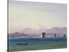 A View of Mount Fuji-Charles Wirgman-Stretched Canvas