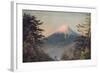 A View of Mount Fusiyama with Figures in the Foreground-Charles Wirgman-Framed Giclee Print