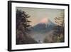 A View of Mount Fusiyama with Figures in the Foreground-Charles Wirgman-Framed Giclee Print