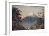 A View of Mount Fusiyama with Figures in the Foreground-Charles Wirgman-Framed Giclee Print