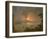 A View of Mount Vesuvius Erupting-Abraham Pether-Framed Premium Giclee Print