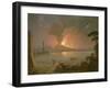 A View of Mount Vesuvius Erupting-Abraham Pether-Framed Premium Giclee Print