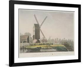 A View of Mr Metcalf's Mill Near Bromley, Bow, Poplar, London, 1785-Francis Jukes-Framed Giclee Print