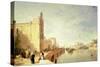 A View of Murano-Sir Augustus Wall Callcott-Stretched Canvas
