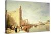 A View of Murano-Sir Augustus Wall Callcott-Stretched Canvas