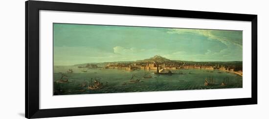 A View of Naples-Vanvitelli (Gaspar van Wittel)-Framed Giclee Print