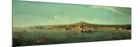 A View of Naples-Vanvitelli (Gaspar van Wittel)-Mounted Giclee Print