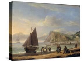 A View of Ness Point - Teignmouth, Devon, 1826-Thomas Luny-Stretched Canvas