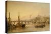 A View of Newcastle from the River Tyne-Thomas Miles Richardson-Stretched Canvas
