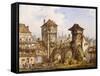 A View of Nurnberg-Angelo Quaglio-Framed Stretched Canvas