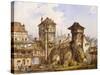 A View of Nurnberg-Angelo Quaglio-Stretched Canvas