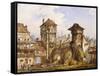 A View of Nurnberg-Angelo Quaglio-Framed Stretched Canvas