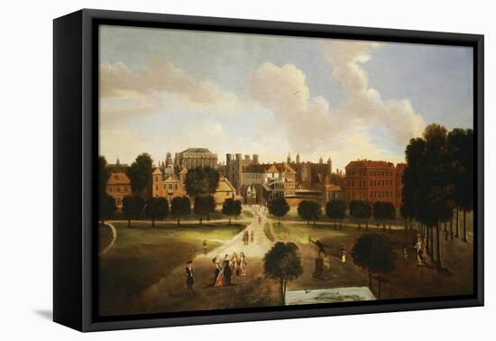 A View of Old Horse Guards Parade from St. James' Park, with Tiltyard Stairs-Thomas Van Wyck-Framed Stretched Canvas