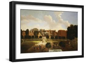 A View of Old Horse Guards Parade from St. James' Park, with Tiltyard Stairs-Thomas Van Wyck-Framed Giclee Print