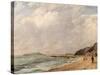 A View of Osmington Bay, Dorset, Looking Towards Portland Island-John Constable-Stretched Canvas