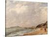 A View of Osmington Bay, Dorset, Looking Towards Portland Island-John Constable-Stretched Canvas