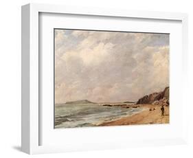 A View of Osmington Bay, Dorset, Looking Towards Portland Island-John Constable-Framed Giclee Print