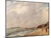 A View of Osmington Bay, Dorset, Looking Towards Portland Island-John Constable-Mounted Giclee Print