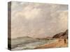 A View of Osmington Bay, Dorset, Looking Towards Portland Island-John Constable-Stretched Canvas