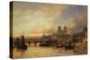 A View of Paris, France-James Webb-Stretched Canvas