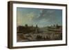 A View of Paris from the Pont Neuf, 1763-Nicolas Jean Baptiste Raguenet-Framed Giclee Print