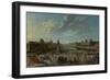 A View of Paris from the Pont Neuf, 1763-Nicolas Jean Baptiste Raguenet-Framed Giclee Print