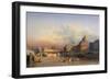 A View of Paris from the Seine-Louis Nicolas Matout-Framed Giclee Print