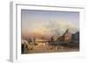 A View of Paris from the Seine-Louis Nicolas Matout-Framed Giclee Print