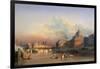 A View of Paris from the Seine-Louis Nicolas Matout-Framed Giclee Print