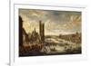 A View of Paris looking toward the Louvre and the Tour de Nesle. 1671-77-Peeter Bout-Framed Giclee Print