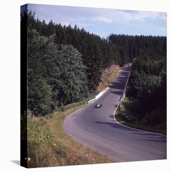 A View of Part of the Nurburgring Race Track, German Grand Prix, Germany, 1963-null-Stretched Canvas