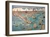 A View of Part of the Town of Boston and British Ships of War Landing Their Troops, 1768-null-Framed Giclee Print