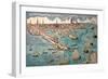 A View of Part of the Town of Boston and British Ships of War Landing Their Troops, 1768-null-Framed Giclee Print