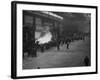 A View of People Touring the Unfinished Irvin Steel Mills-Bernard Hoffman-Framed Premium Photographic Print