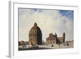 A View of Pisa, Italy-Hubert Sattler-Framed Giclee Print