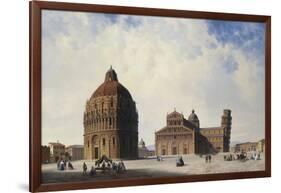 A View of Pisa, Italy-Hubert Sattler-Framed Giclee Print