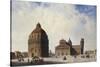 A View of Pisa, Italy-Hubert Sattler-Stretched Canvas