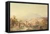 A View of Pompeii by Franz Richard Unterberger-Franz Richard Unterberger-Framed Stretched Canvas