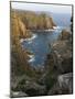 A view of Pordenack Point at Lands End, Cornwall, England, United Kingdom, Europe-Jon Gibbs-Mounted Photographic Print