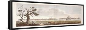 A View of Portsmouth, in New Hampshire, Taken from the East Shore, 1774-1779-null-Framed Stretched Canvas