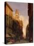 A View of Prince Maffei's Palace, Verona-Richard Parkes Bonington-Stretched Canvas