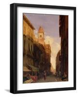 A View of Prince Maffei's Palace, Verona-Richard Parkes Bonington-Framed Giclee Print